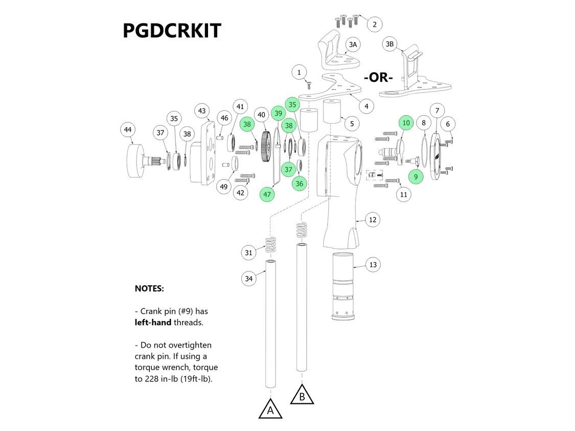 Crank Assembly Kit — Contractor Series thumbnail 3